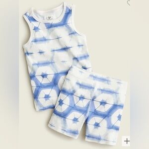 J.Crew Crewcuts Kids Tie-Dye Tank Top Pajama Set (Size 3)
